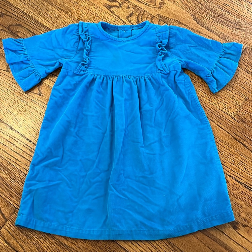 SOUTHERN SUNSHINE KIDS BRIGHT BLUE COTTON DRESS SIZE 2T
